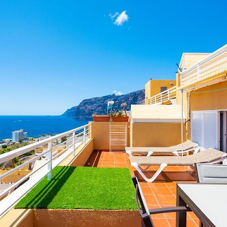 Panomaric Sea View - Sol Apartment Puerto de Santiago  Dış mekan fotoğraf