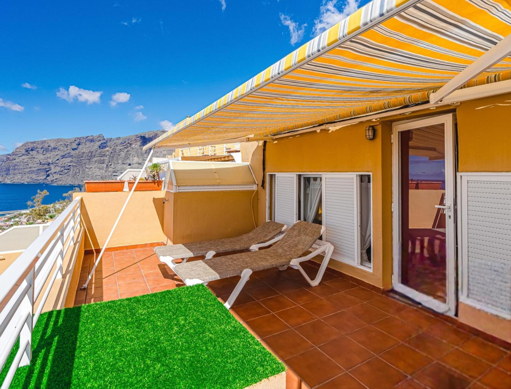 Panomaric Sea View - Sol Apartment Puerto de Santiago  Dış mekan fotoğraf